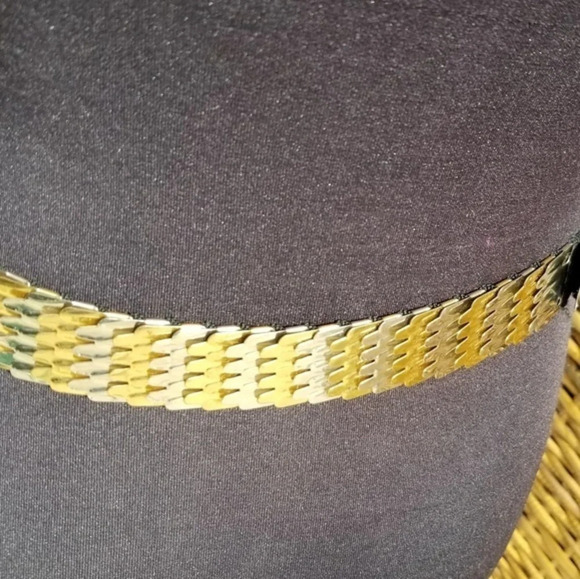 Vintage fishscale belt L..XL - Picture 3 of 8